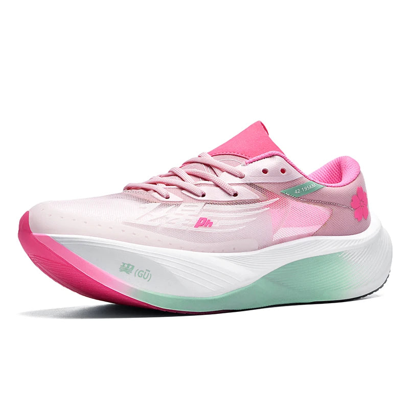 Homens confortáveis malha respirável tênis ultra-leve placa de carbono tênis feminino maratona sapatos de corrida sapato de treinamento de luxo