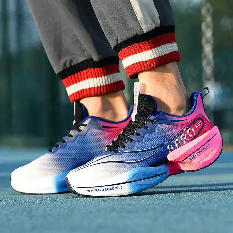 Men's Sports Shoes Racing Carbon Plate Marathon Sneakers Light Comfortable Athletic Running Shoes Tennis Cross Training Shoes