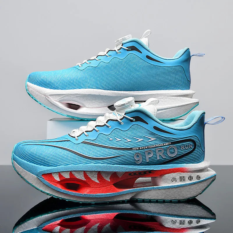 Men Sports Running Shoes Casual Marathon Breathable Lightweight Women's Comfortable Athletic Nonskid Walking Sneakers