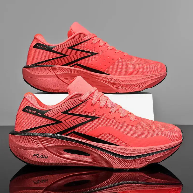 Placa de carbono maratona dos homens esportes tênis corrida almofada ar leve feminino atlético ginásio tênis caminhadas calçado