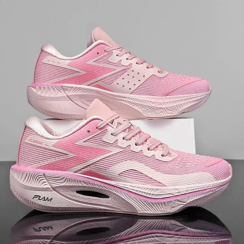 Placa de carbono maratona dos homens esportes tênis corrida almofada ar leve feminino atlético ginásio tênis caminhadas calçado