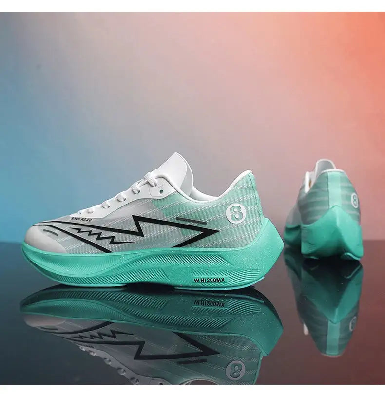 Sapatos esportivos masculinos palma completa placa de carbono tênis de corrida masculino e feminino maratona corrida absorção de choque sapatos de treinamento de atletismo