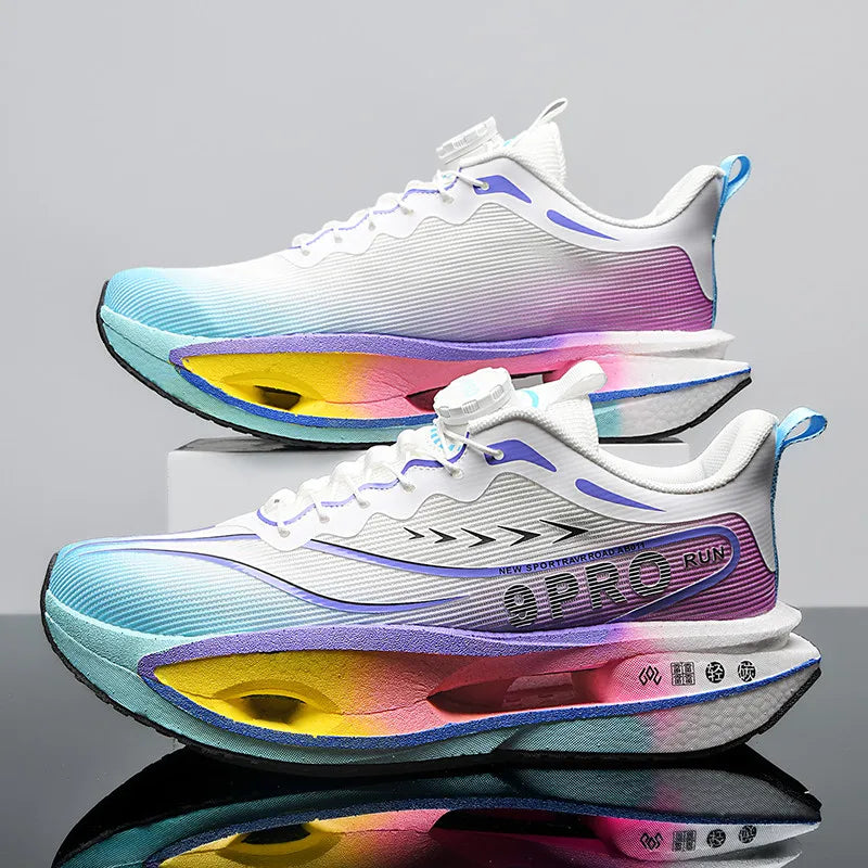 Men Sports Running Shoes Casual Marathon Breathable Lightweight Women's Comfortable Athletic Nonskid Walking Sneakers