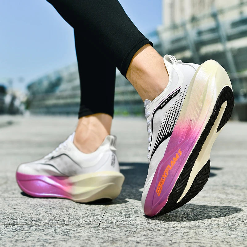 Weiche Sohle Dämpfung männer Laufschuhe für Frauen Hochwertige Straße Jogging Schuhe Licht Bequeme Turnschuhe Mesh Training Schuhe männlichen