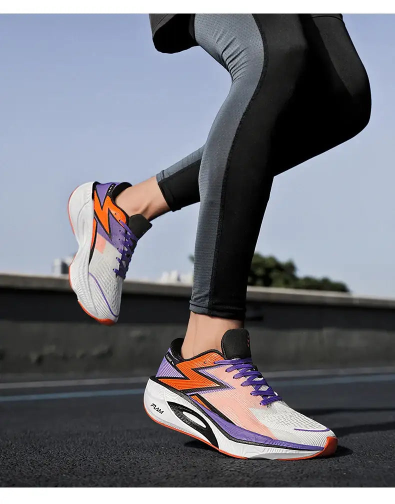 Placa de carbono maratona dos homens esportes tênis corrida almofada ar leve feminino atlético ginásio tênis caminhadas calçado