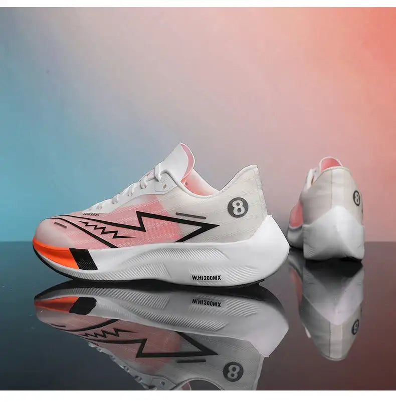 Sapatos esportivos masculinos palma completa placa de carbono tênis de corrida masculino e feminino maratona corrida absorção de choque sapatos de treinamento de atletismo