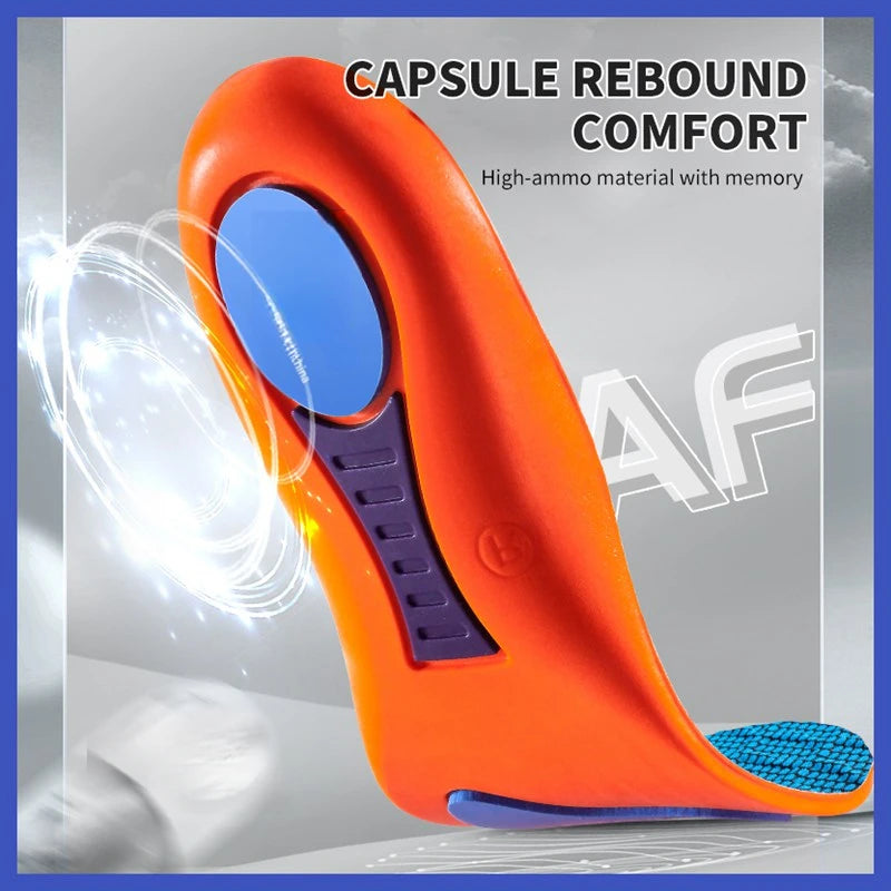 Orthopedic Insoles for Shoes Men Women Brand Arch Support Air Insole for Feet Shock-absorbing Baskets Sport Running Shoe Sole