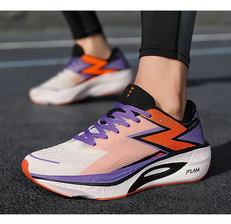 Placa de carbono maratona dos homens esportes tênis corrida almofada ar leve feminino atlético ginásio tênis caminhadas calçado