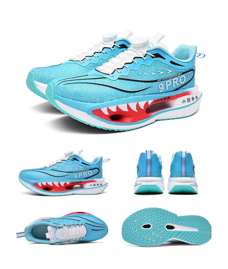 Men Sports Running Shoes Casual Marathon Breathable Lightweight Women's Comfortable Athletic Nonskid Walking Sneakers