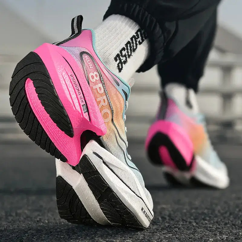 Men's Sports Shoes Racing Carbon Plate Marathon Sneakers Light Comfortable Athletic Running Shoes Tennis Cross Training Shoes